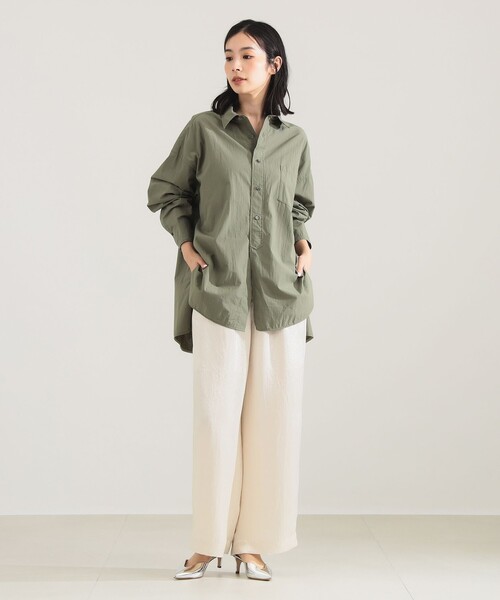 TICCA（ティッカ）の「TICCA / コットン スクエア ビッグシャツ