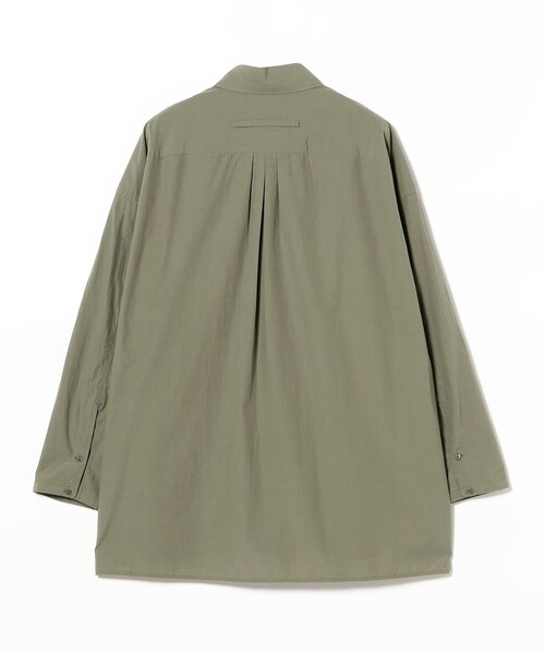 ティッカ＊スクエアビッグシャツワンピース　チェック　ベージュ　コットン　リネン 雑貨のお店セレクト・ペンギン-長く使える「いいもの」を！