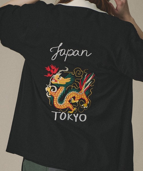 Universal Style Wear(ユニバーサルスタイルウェア)の「Universal Style Wear ドラゴン スーベニア シャツ(シャツ/ブラウス・メンズ・ブラック/ピンク系その他/オフホワイト/ベージュ系その他/ブラック系その他・MEDIUM/LARGE/X-LARGE)」の16枚目の写真
