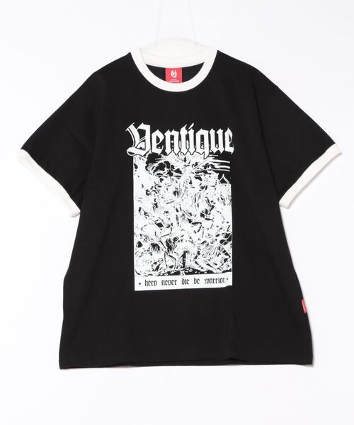 tシャツ VENTIQUE/ベンティーク/トリムTee レディース メンズ SISseoul tシャツ VENTIQUE/ベンティーク/トリムTee レディース