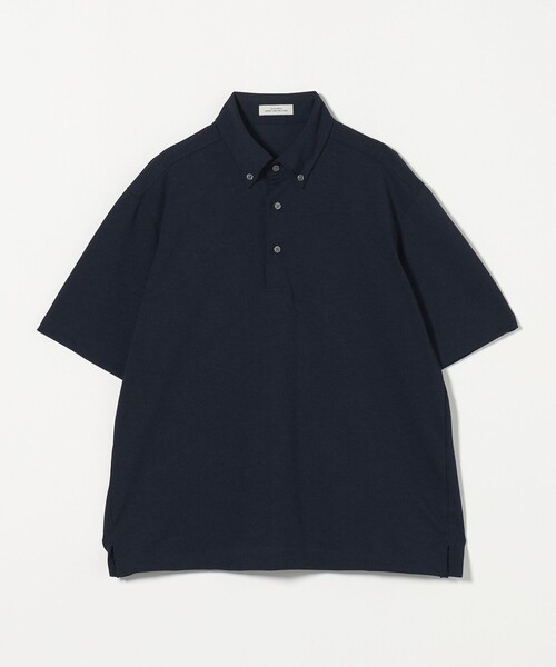 green label relaxing（グリーンレーベルリラクシング）の「Primeflex D/T メッシュ ボタンダウン ポロシャツ -ストレッチ・吸水速乾・通気性-（ポロシャツ・メンズ・ライトブルー/ネイビー/グレー系/ライトグレー・XL/M/L/S）」の15枚目の写真