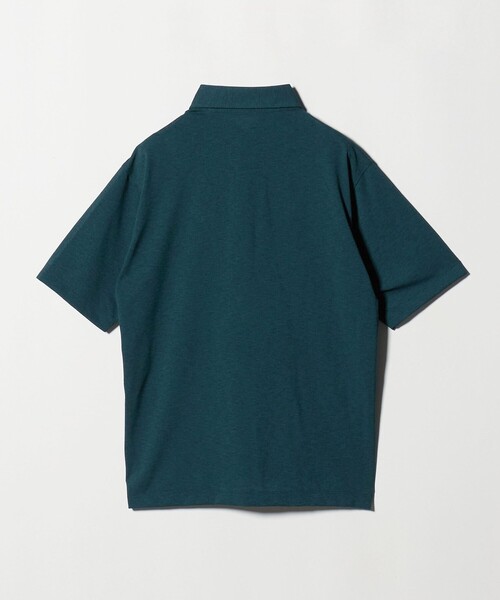 green label relaxing（グリーンレーベルリラクシング）の「Primeflex D/T メッシュ ボタンダウン ポロシャツ -ストレッチ・吸水速乾・通気性-（ポロシャツ・メンズ・ライトブルー/ネイビー/グレー系/ライトグレー・XL/M/L/S）」の19枚目の写真