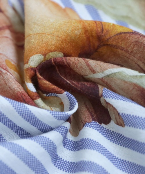 antiqua(アンティカ)の「花柄ストライプシャツ(シャツ/ブラウス・キッズ・ホワイト系その他・ONESIZE)」の21枚目の写真