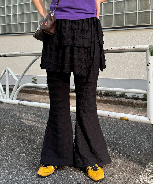CIAOPANIC フリルプリーツパンツ CIAOPANIC｜チャオパニックのパンツ（フリル）通販 - ZOZOTOWN