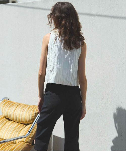 Washer Ruffle Tops/ワッシャーフリルトップス【MAISON SPECIAL