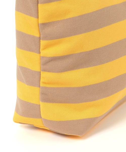 niko and...（ニコアンド）の「オリジナルニコロゴボーダートートバッグ/Ｌサイズ（トートバッグ・レディース・ホワイト/イエロー/ネイビー・0）」の5枚目の写真