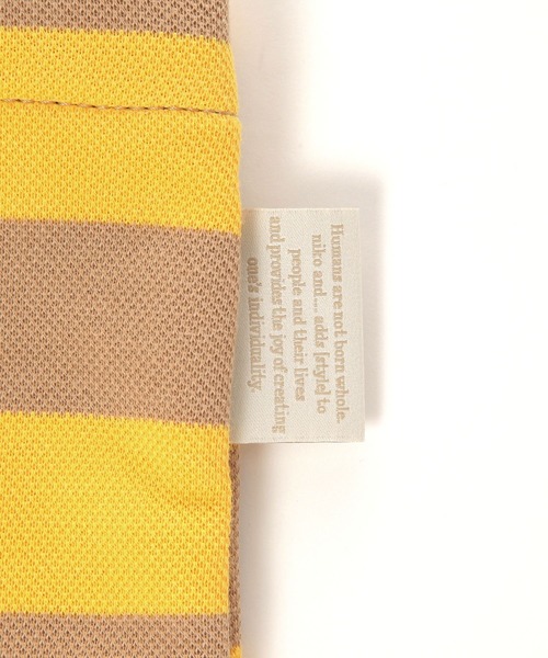 niko and...（ニコアンド）の「オリジナルニコロゴボーダートートバッグ/Ｌサイズ（トートバッグ・レディース・ホワイト/イエロー/ネイビー・0）」の7枚目の写真