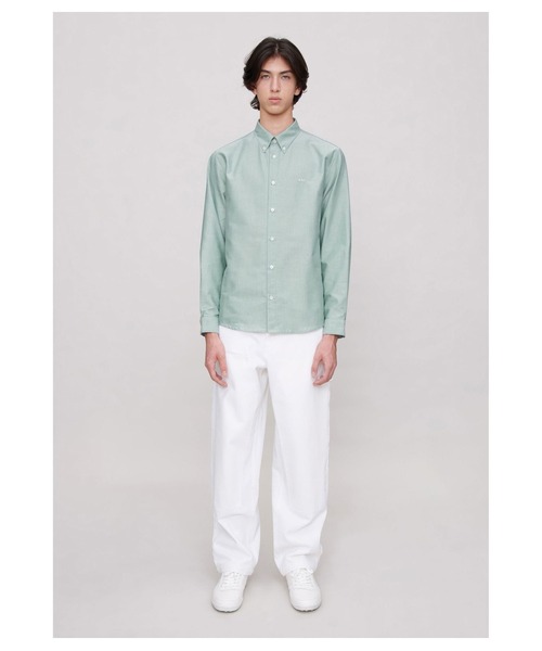 A.P.C.（アーペーセー）の「CHEMISE GREG LOGO（シャツ/ブラウス・メンズ・グリーン・XS/S/M/L）」の2枚目の写真