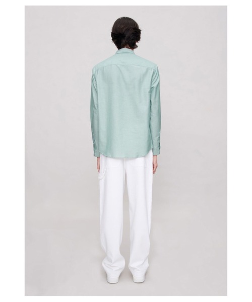 A.P.C.（アーペーセー）の「CHEMISE GREG LOGO（シャツ/ブラウス・メンズ・グリーン・XS/S/M/L）」の3枚目の写真