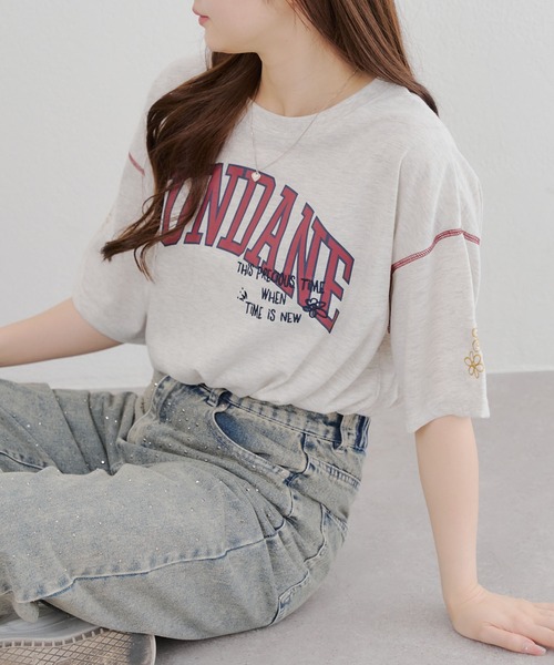 セール】ロゴMIX刺繍Tシャツ（Tシャツ/カットソー