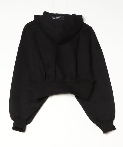 DOUBLE STANDARD CLOTHING(ダブルスタンダードクロージング)の「ハードコンパクト 裏毛プルオーバー(Tシャツ/カットソー・レディース・ブラック/グレー・FREE)」の17枚目の写真