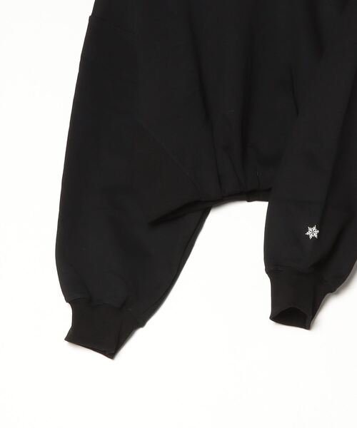DOUBLE STANDARD CLOTHING(ダブルスタンダードクロージング)の「ハードコンパクト 裏毛プルオーバー(Tシャツ/カットソー・レディース・ブラック/グレー・FREE)」の19枚目の写真