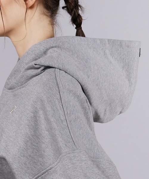 DOUBLE STANDARD CLOTHING(ダブルスタンダードクロージング)の「ハードコンパクト 裏毛プルオーバー(Tシャツ/カットソー・レディース・ブラック/グレー・FREE)」の9枚目の写真