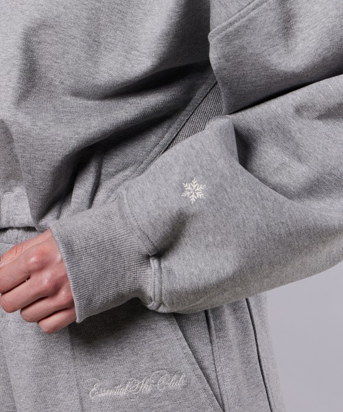 DOUBLE STANDARD CLOTHING(ダブルスタンダードクロージング)の「ハードコンパクト 裏毛プルオーバー(Tシャツ/カットソー・レディース・ブラック/グレー・FREE)」の13枚目の写真