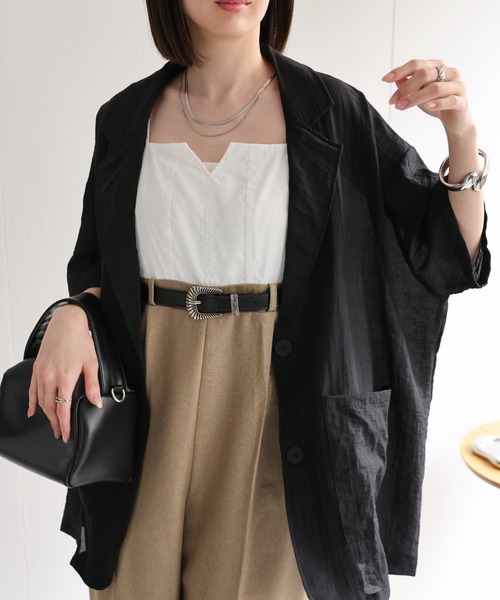 model：162cm 着用サイズ：F