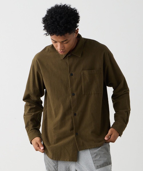 VIRGOwearworks(ヴァルゴウェアワークス)の「ASURA CUT NEL SHIRTS(シャツ/ブラウス・メンズ・オリーブドラブ/オレンジ/ブラック・2/3/4)」の2枚目の写真