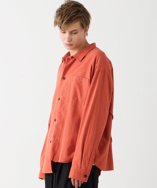 VIRGOwearworks(ヴァルゴウェアワークス)の「ASURA CUT NEL SHIRTS(シャツ/ブラウス・メンズ・オリーブドラブ/オレンジ/ブラック・2/3/4)」の3枚目の写真