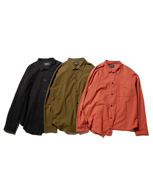 VIRGOwearworks(ヴァルゴウェアワークス)の「ASURA CUT NEL SHIRTS(シャツ/ブラウス・メンズ・オリーブドラブ/オレンジ/ブラック・2/3/4)」の4枚目の写真