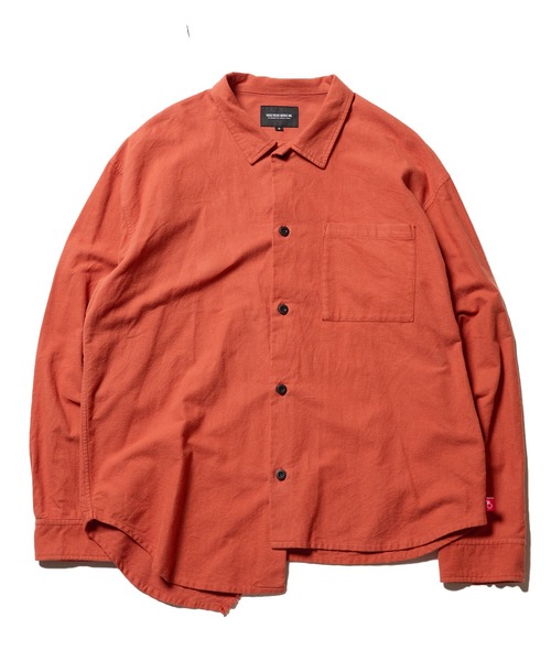 VIRGOwearworks(ヴァルゴウェアワークス)の「ASURA CUT NEL SHIRTS(シャツ/ブラウス・メンズ・オリーブドラブ/オレンジ/ブラック・2/3/4)」の5枚目の写真