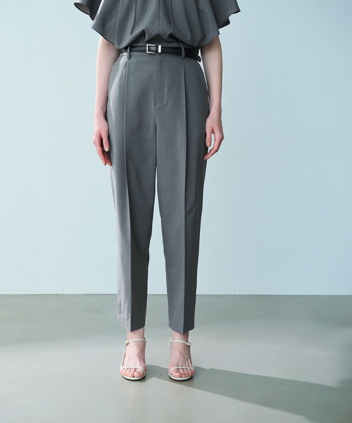 N.O.R.C(ノーク)の「ウォッシャブルテーパードパンツ【CLEAN MOTION】(その他パンツ・レディース・チャコール/ネイビー・S/M)」の2枚目の写真