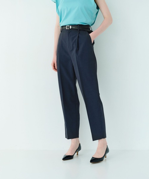 N.O.R.C(ノーク)の「ウォッシャブルテーパードパンツ【CLEAN MOTION】(その他パンツ・レディース・チャコール/ネイビー・S/M)」の3枚目の写真