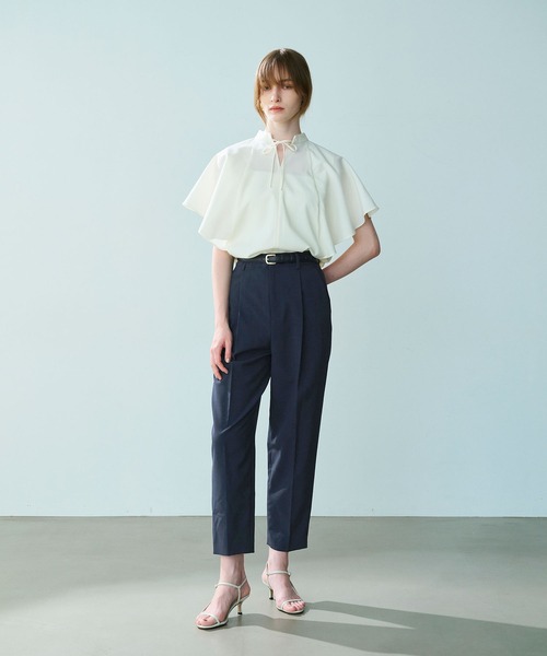 N.O.R.C(ノーク)の「ウォッシャブルテーパードパンツ【CLEAN MOTION】(その他パンツ・レディース・チャコール/ネイビー・S/M)」の4枚目の写真