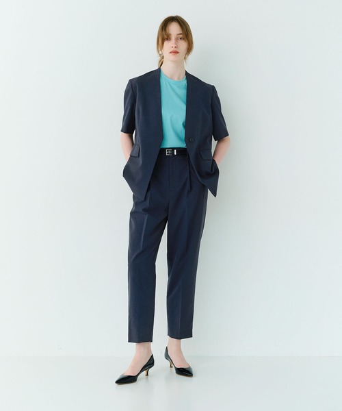 N.O.R.C(ノーク)の「ウォッシャブルテーパードパンツ【CLEAN MOTION】(その他パンツ・レディース・チャコール/ネイビー・S/M)」の6枚目の写真