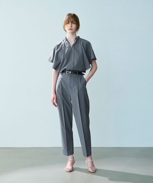 N.O.R.C(ノーク)の「ウォッシャブルテーパードパンツ【CLEAN MOTION】(その他パンツ・レディース・チャコール/ネイビー・S/M)」の9枚目の写真