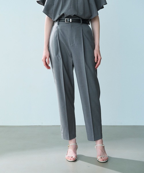 N.O.R.C(ノーク)の「ウォッシャブルテーパードパンツ【CLEAN MOTION】(その他パンツ・レディース・チャコール/ネイビー・S/M)」の7枚目の写真