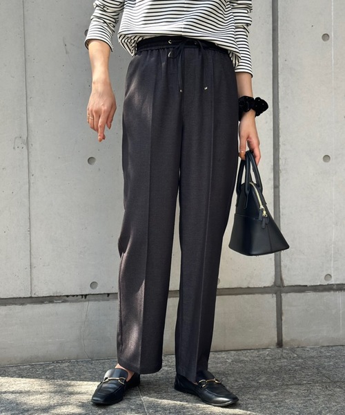 Emma Taylor(エマテイラー)の「デニムライクドッキングイージーパンツ(その他パンツ・レディース・ブラック/ネイビー・FS/FREE)」の3枚目の写真