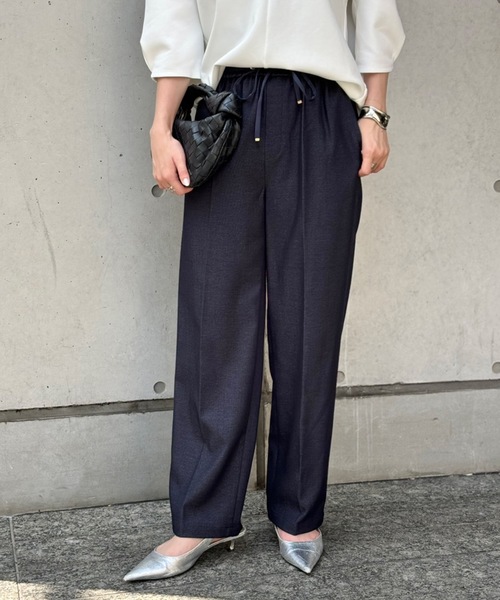 Emma Taylor(エマテイラー)の「デニムライクドッキングイージーパンツ(その他パンツ・レディース・ブラック/ネイビー・FS/FREE)」の7枚目の写真