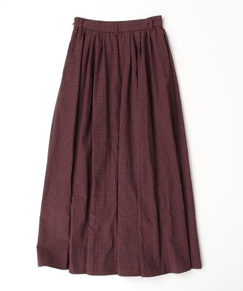 なな PH1】【CLANE】CHECK FLARE SKIRT 17109-6051