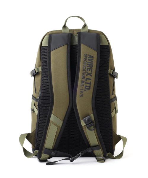 AVIREX（アヴィレックス）の「REGLESS DAYPACK / デイパック / AVIREX / アヴィレックス（バックパック/リュック・メンズ・ブラック/オリーブ系・F）」の10枚目の写真
