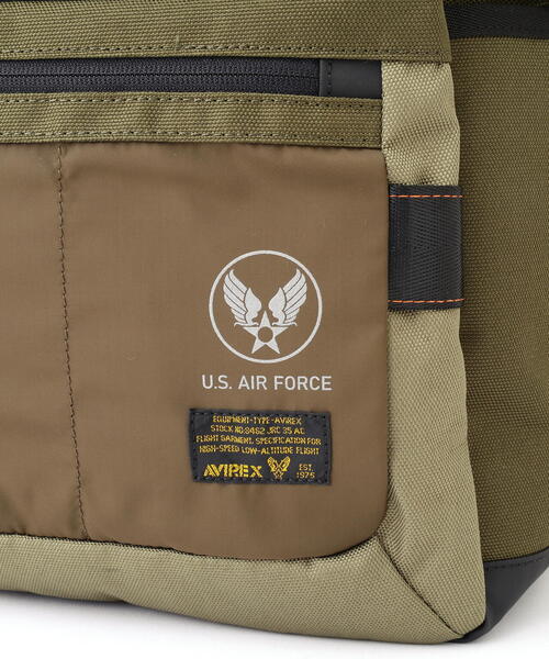 AVIREX（アヴィレックス）の「REGLESS DAYPACK / デイパック / AVIREX / アヴィレックス（バックパック/リュック・メンズ・ブラック/オリーブ系・F）」の15枚目の写真