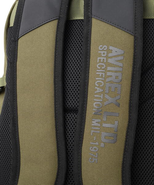 AVIREX（アヴィレックス）の「REGLESS DAYPACK / デイパック / AVIREX / アヴィレックス（バックパック/リュック・メンズ・ブラック/オリーブ系・F）」の17枚目の写真
