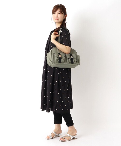one'sterrace(ワンズテラス)の「LIZ カッチリンボストン(ボストンバッグ・レディース・カーキ系5/グレー系その他7・99)」の20枚目の写真