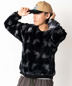 ハッピーペイントボアクルーネック