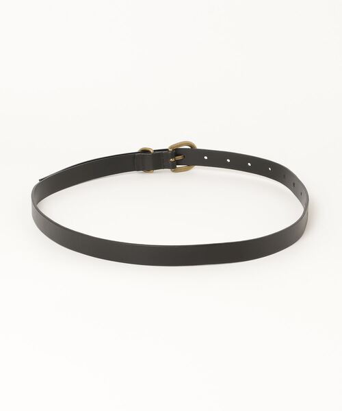 AVIREX（アヴィレックス）の「COW LEATHER BELT/牛革レザーベルト（その他小物・レディース・ブラック・F）」の2枚目の写真