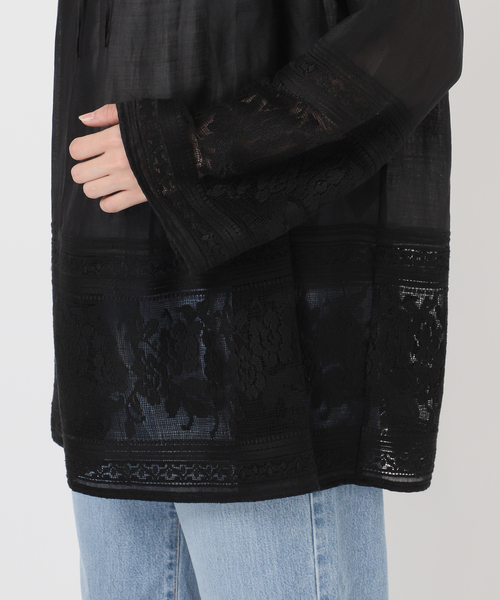 ラミーチャーチブラウス　ブラック IENA｜ラミーチャーチブラウス | Rakuten Fashion(楽天