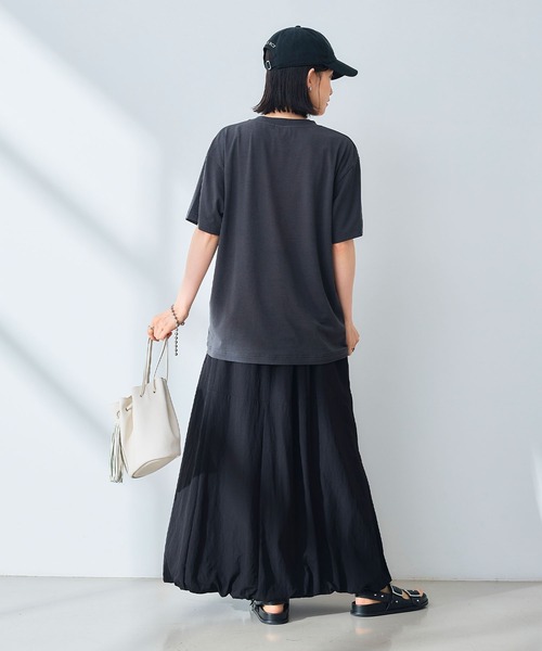 CROSS FUNCTION（クロスファンクション）の「《UV/撥水》エブ楽 バルーンイージーロングスカート【CROSS FUNCTION/クロスファンクション】（スカート・レディース・ライトグレー/ベージュ/ブラック・LL/M/L）」の20枚目の写真