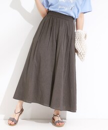 【S-LL/裏地ひんやり】エアリーで涼やか 大人のシアースカーチョ