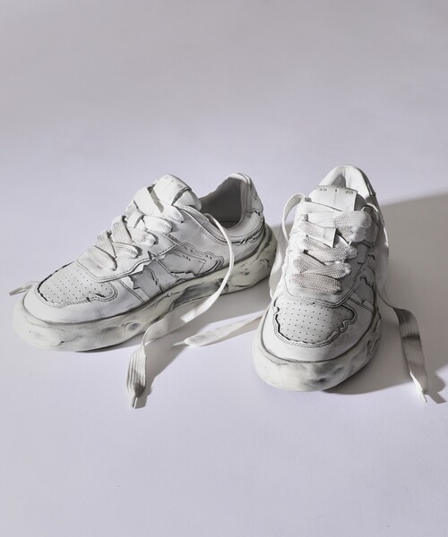 Firsthand（ファーストハンド）の「SOILIOS/ソイリオス SLS01YXT110 (26cm～28.5cmサイズ展開)（スニーカー・メンズ・ホワイト/ブラック・44/41/42/43/45）」の6枚目の写真