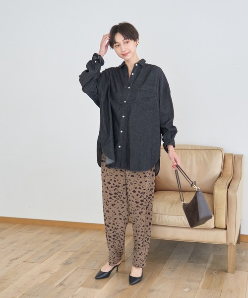 AULENTTI（オウレンティ）の「【AULENTTI/オウレンティ】チェーン付3Wayレザーショルダー（トートバッグ・レディース・ダークブラウン・フリー）」の14枚目の写真