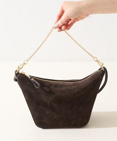 AULENTTI（オウレンティ）の「【AULENTTI/オウレンティ】チェーン付3Wayレザーショルダー（トートバッグ・レディース・ダークブラウン・フリー）」の20枚目の写真