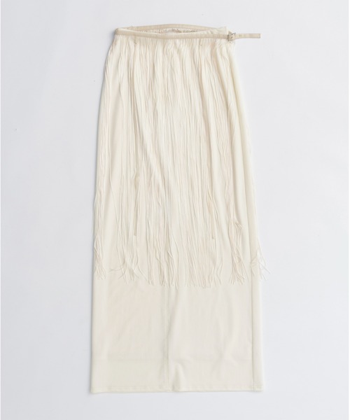 PRANK PROJECT（プランクプロジェクト）の「フリンジベルトスカート / Fringe Belt Skirt（スカート・レディース・ブラック/アイボリー・36/38）」の11枚目の写真
