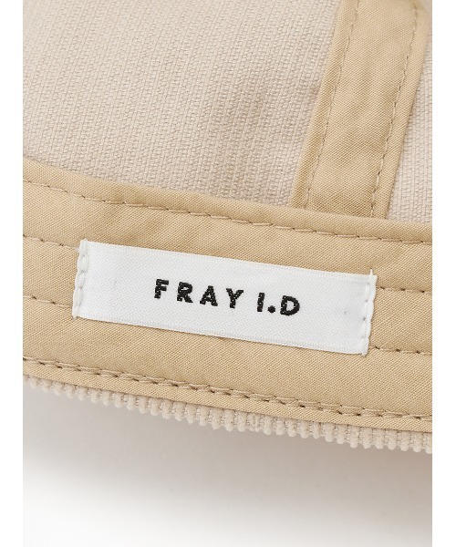 FRAY I.D（フレイアイディー）の「バックリボンオリジナルロゴキャップ（キャップ・レディース・ブラウン/ベージュ/オフホワイト・F）」の21枚目の写真