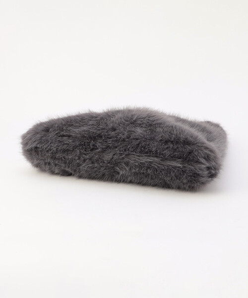 MONO　COMME CA（モノコムサ）の「フェイクファー ワンショルダー バッグ（ショルダーバッグ・レディース・モカ/アイボリー/グレー・FREE）」の18枚目の写真
