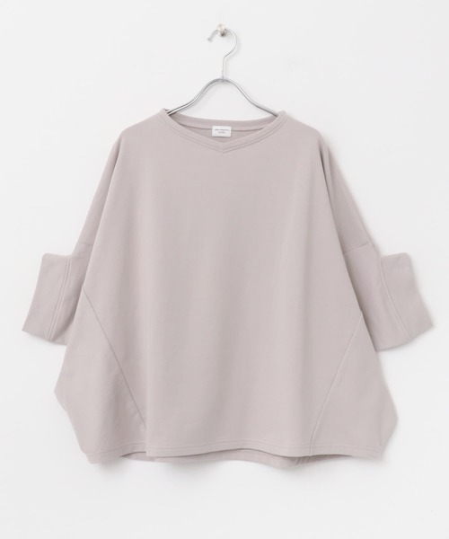 URBAN RESEARCH DOORS(アーバンリサーチドアーズ)の「『UR GREEN』ミニ裏毛変形プルオーバー(Tシャツ/カットソー・レディース・ブラック/カーキ/グレー系その他・MEDIUM)」の10枚目の写真