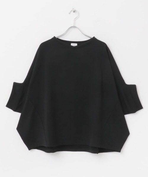 URBAN RESEARCH DOORS(アーバンリサーチドアーズ)の「『UR GREEN』ミニ裏毛変形プルオーバー(Tシャツ/カットソー・レディース・ブラック/カーキ/グレー系その他・MEDIUM)」の11枚目の写真