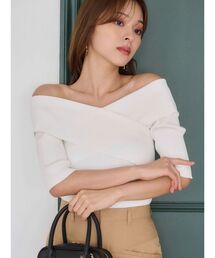 MERCURYDUO | クロスニット(ニット/セーター)